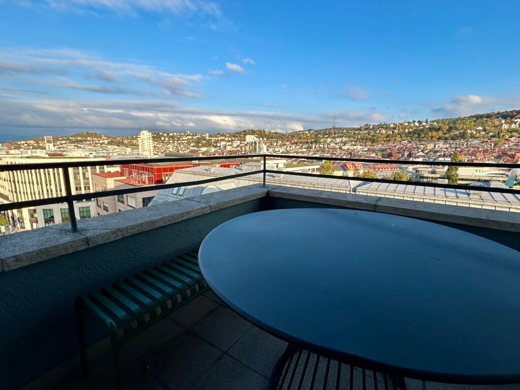 Ausblick von der Dachterrasse